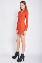 Load image into Gallery viewer, RUTCHED LONG SLEEVE DRESS