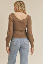 Load image into Gallery viewer, Ruched Lurex Sweater