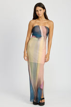 Load image into Gallery viewer, SHIRRED TUBE MAXI DRESS