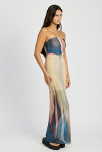 Load image into Gallery viewer, SHIRRED TUBE MAXI DRESS