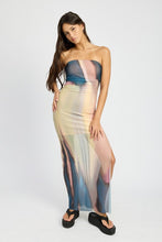 Load image into Gallery viewer, SHIRRED TUBE MAXI DRESS