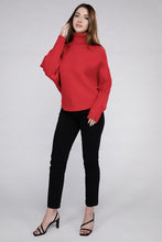 Load image into Gallery viewer, Viscose Dolman Sleeve Turtleneck Sweater