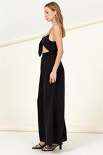 Load image into Gallery viewer, Remember Me Front Sash Cutout Jumpsuit