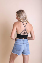 Load image into Gallery viewer, High Neck Crochet Lace Trim Bralette