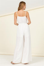 Load image into Gallery viewer, Remember Me Front Sash Cutout Jumpsuit