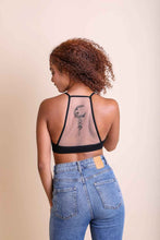 Load image into Gallery viewer, Crescent Moon Dream Catcher Tattoo Mesh Bralette