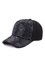 Load image into Gallery viewer, Front Embellished Bling Rhinestone Baseball Cap
