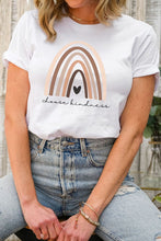Load image into Gallery viewer, Choose Kindness Rainbow Graphic Tee