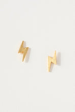 Load image into Gallery viewer, Lightning Bolt Stud Earrings
