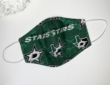 Load image into Gallery viewer, Dallas Stars Face Mask - Accents Dallas