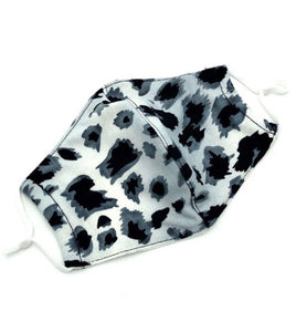 Kids Leopard Face Mask - Adjustable Straps - Accents Dallas