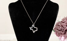 Load image into Gallery viewer, Silver Texas Outline Necklace Accessories Gifts