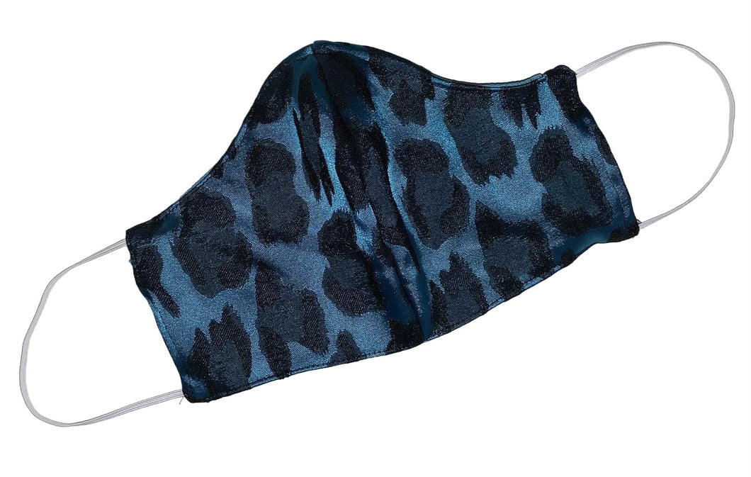 Satin Finish Leopard Print Face Mask - Accents Dallas
