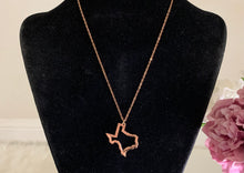 Load image into Gallery viewer, Gold Texas Outline Necklace Accessories Gifts