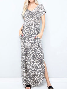 Leopard Maxi Dress - Accents Dallas