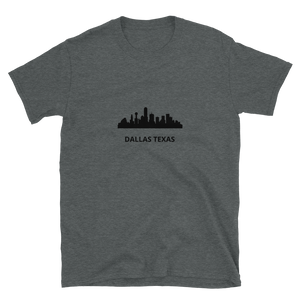 Dallas Skyline Short-Sleeve Unisex T-Shirt - Accents Dallas