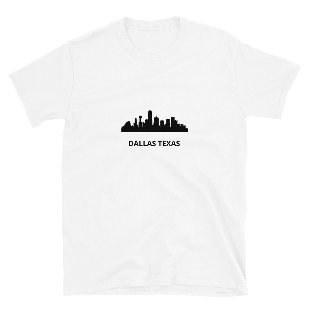 Dallas Skyline Short-Sleeve Unisex T-Shirt - Accents Dallas