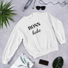 Load image into Gallery viewer, Boss Babe Unisex Sweatshirt - Accents Dallas