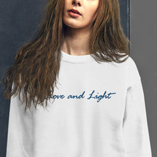 Load image into Gallery viewer, Comfy sweater for fall love and light sweater 
